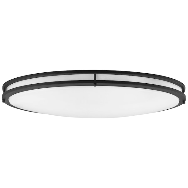 Sunlite 32-in Double Band Trim Flush Mount Lght Fixture, 35W, 3000 Lumens, 30K/40K/50K, Dimmable, Matte Blk 49175-SU - main